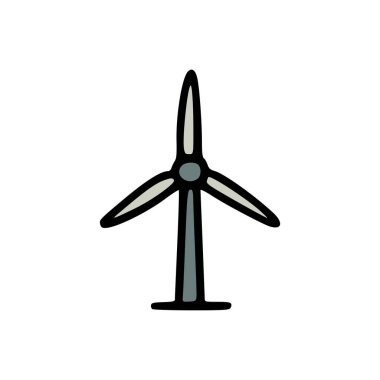 Doodle Tarzı Rüzgar Türbini Temiz ve Basit Tasarımlı Sürdürülebilir Yeşil Enerji Üretiyor