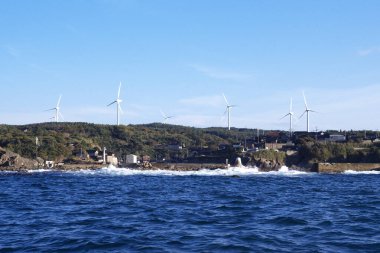 Shiretoko 'nun göz kamaştırıcı mavi dünya doğal miras bölgesi.