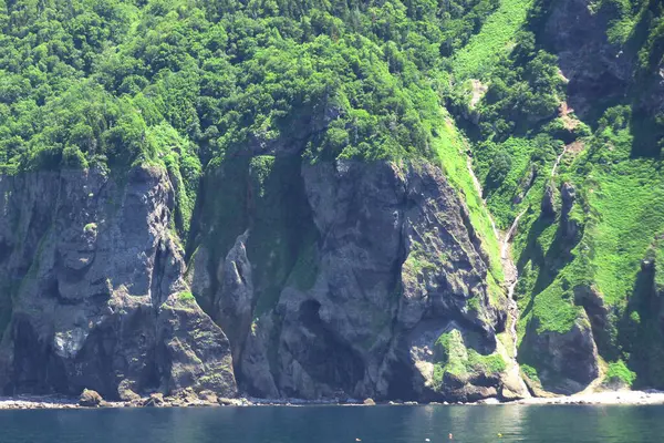 Shiretoko 'nun göz kamaştırıcı mavi dünya doğal miras bölgesi.