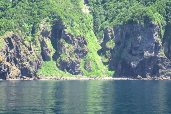 Shiretoko 'nun göz kamaştırıcı mavi dünya doğal miras bölgesi.
