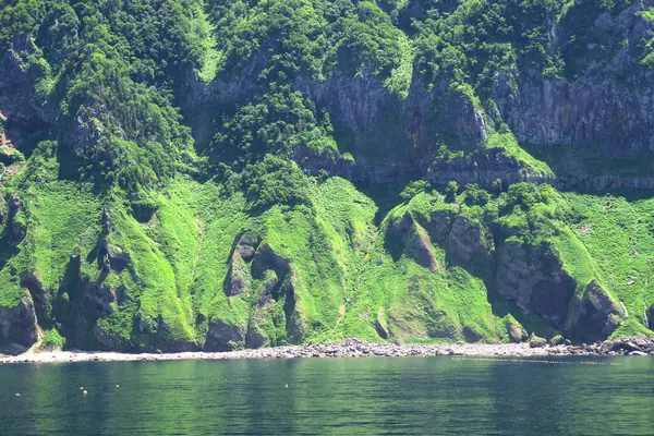 Shiretoko 'nun göz kamaştırıcı mavi dünya doğal miras bölgesi.