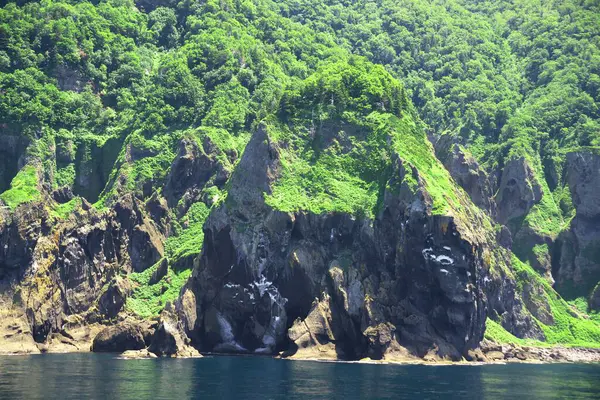 Shiretoko 'nun göz kamaştırıcı mavi dünya doğal miras bölgesi.