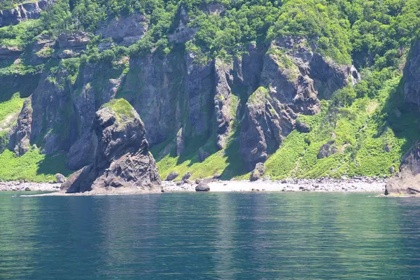 Shiretoko 'nun göz kamaştırıcı mavi dünya doğal miras bölgesi.