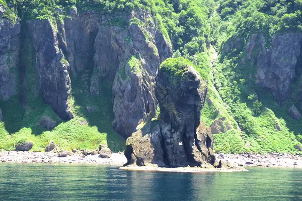 Shiretoko 'nun göz kamaştırıcı mavi dünya doğal miras bölgesi.
