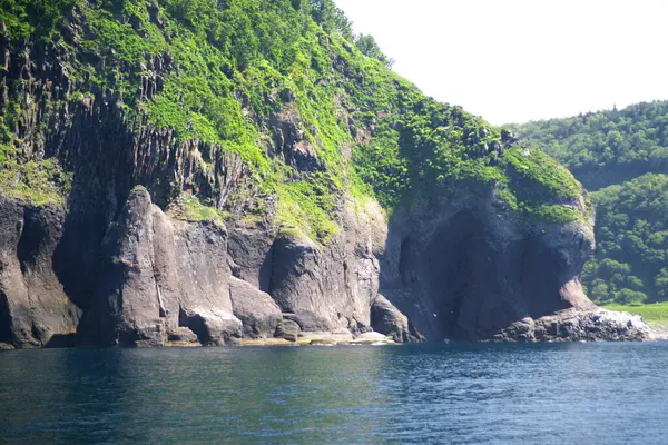 Shiretoko 'nun göz kamaştırıcı mavi dünya doğal miras bölgesi.