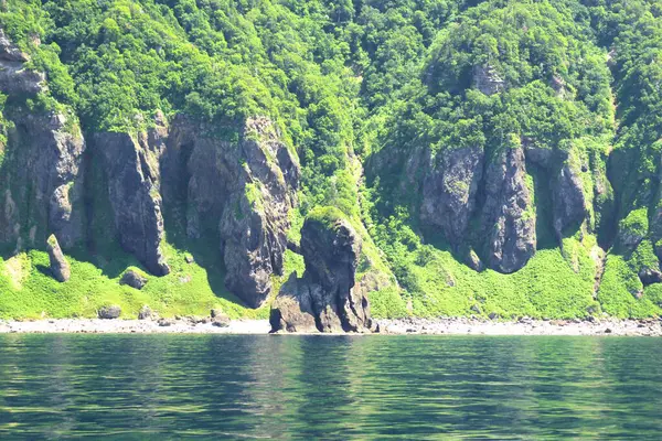 Shiretoko 'nun göz kamaştırıcı mavi dünya doğal miras bölgesi.