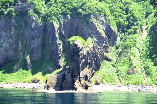 Shiretoko 'nun göz kamaştırıcı mavi dünya doğal miras bölgesi.