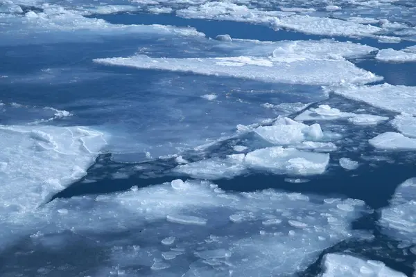 Monbetsu Limanı 'nda buz ve Garinko akıntısı