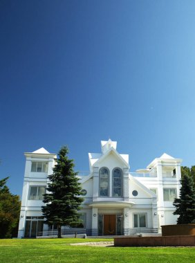 Hitsujigaoka Rasathanesinin güzel manzarası ve binaları