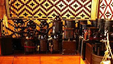 Shiraoi kasabasında Poroto Gölü kıyısında doğan harika bir Upopoy.