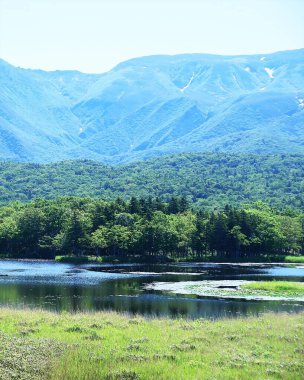 Dünya Doğa Mirası Alanı Shiretoko 'nun muhteşem manzarası