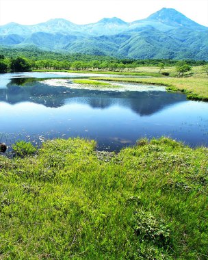 Dünya Doğa Mirası Alanı Shiretoko 'nun muhteşem manzarası