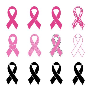 Göğüs kanseri kurdelesi silueti ve beyaz bir arka planı var. Kanser Kurdelesi, Pembe Kurdele Varyasyonları, Bilinç Kurdelesi Monogram Silueti. Farkındalık Kurdelesi İsim Bölme Çerçevesi