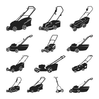 Çim biçme makinesi siluetleri Koleksiyon, ABD Sıfır Dönme Çim biçme makinesi silueti, Çim biçme makinesi SVG