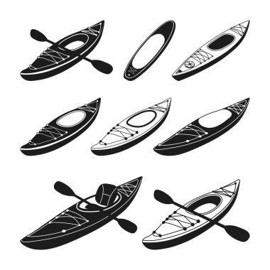 Paddleboard Silhouette, Paddle Board Vector SVG, SUP boarding design elements, Kayaks and Paddles Silhouette