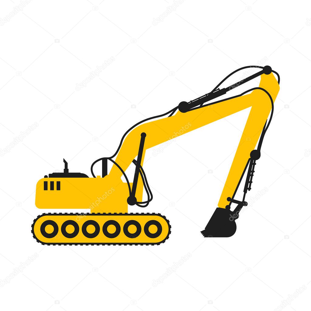 Construction Truck Silhouette bundle, construction trucks SVG bundle, Construction Vehicles Silhouette Set, Mobile crane, Excavator Construction SVG cut files Cricut