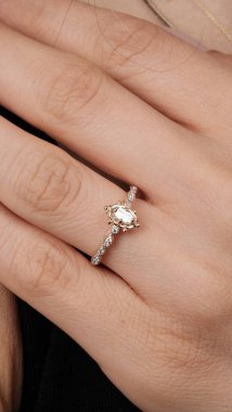 Zarif Altın Ayarlar 'da Lüks Elmas Mücevherler