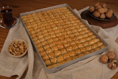 Ev yapımı Baklava 'nın Altın Çıtır Tabakları