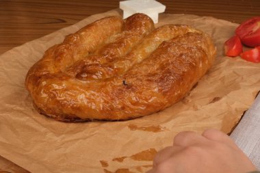Flaky Katmanlı Geleneksel Türk Borek