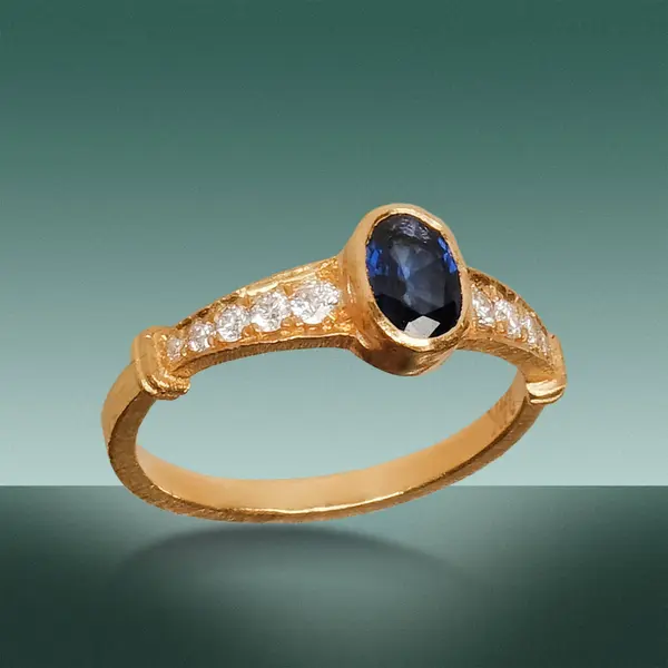 Renkli Taşlı Eşsiz Altın ve Elmas Mücevherler