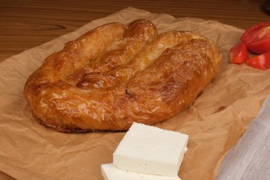 Flaky Katmanlı Geleneksel Türk Borek