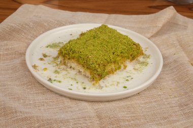 Taze Pişmiş Baklava Parçalarının Yakın Çekimi