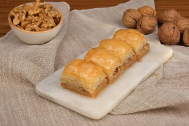 Lezzetli Tatlı Pistachio Baklava