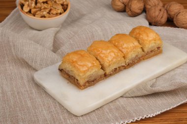 Lezzetli Tatlı Pistachio Baklava