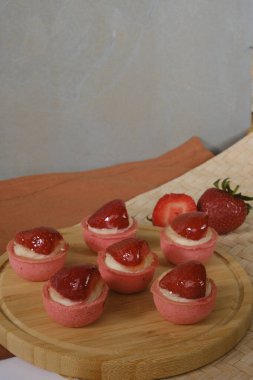 Taze Yapılmış Çikolata Eklemelerinin Yakın Çekimi