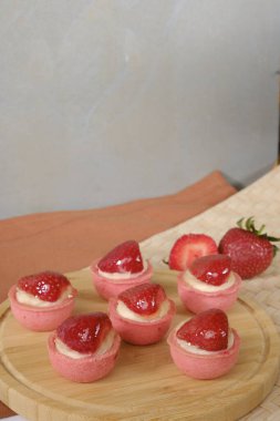 Taze Yapılmış Çikolata Eklemelerinin Yakın Çekimi