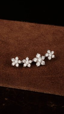 Güzel altın mücevherler, değerli taşlar ve elmaslar.