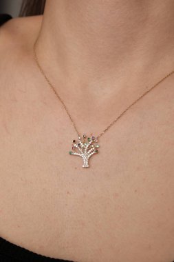 Kalın ve Zarif Elmas ve Altın İfade Parçaları