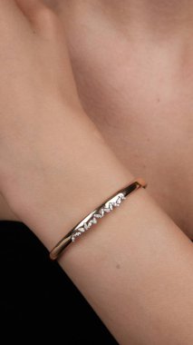 Kadınlar için Zarif Elmas ve Altın Mücevher