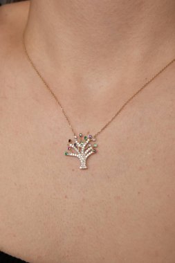 Parlak Elmaslı Görkemli Altın Mücevherler