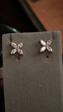 Parlak Elmaslı Görkemli Altın Mücevherler