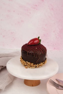 Güzel Doğumgünü Pasta Dekorasyonunun Yakın Çekimi