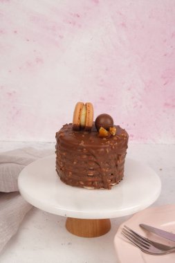 Güzel Doğumgünü Pasta Dekorasyonunun Yakın Çekimi