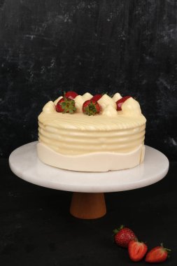 Güzel Doğumgünü Pasta Dekorasyonunun Yakın Çekimi