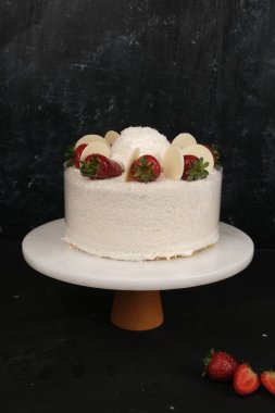 Güzel Doğumgünü Pasta Dekorasyonunun Yakın Çekimi