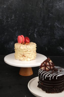 Güzel Doğumgünü Pasta Dekorasyonunun Yakın Çekimi