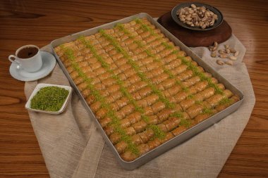 Gurme Sunumu için Zarif Baklava Kaplaması