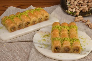 Gurme Sunumu için Zarif Baklava Kaplaması