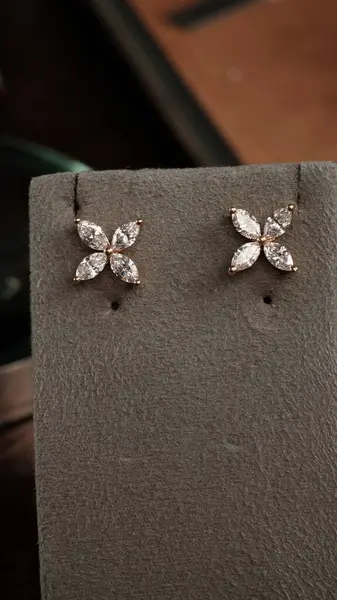 Parlak Elmaslı Görkemli Altın Mücevherler