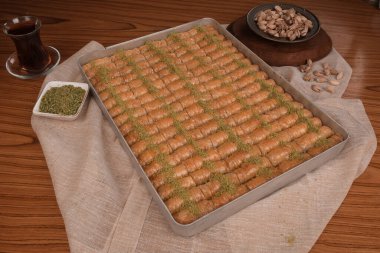 Ev yapımı Baklava 'nın Altın Çıtır Tabakları