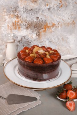 Streusel Tepeli Zengin ve Şımarık Kahve Keki