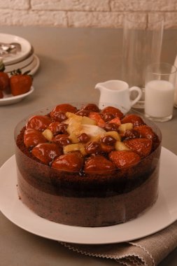 Streusel Tepeli Zengin ve Şımarık Kahve Keki