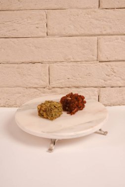 Renkli Lokum Parçaları Yakın plan