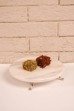 Renkli Lokum Parçaları Yakın plan