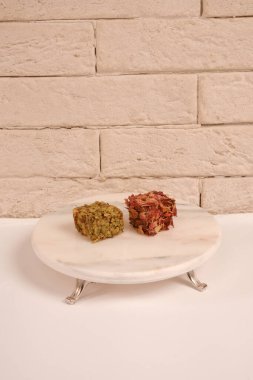 Renkli Lokum Parçaları Yakın plan