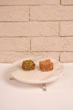 Renkli Lokum Parçaları Yakın plan